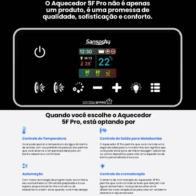 Imagem deAquecedor Digital Smart Sanspray – 5F PRO 8.000W – 220V - 2