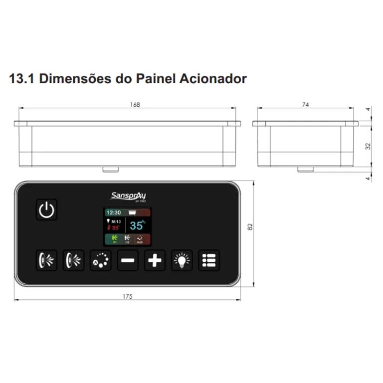 Imagem deAquecedor Digital Smart Sanspray – 5F PRO 8.000W – 220V - 4