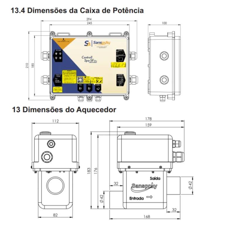 Imagem deAquecedor Digital Smart Sanspray – 5F PRO 8.000W – 220V - 5